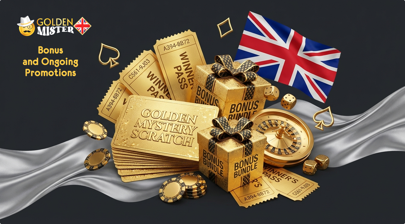 The best Golden Mister Casino in the UK offers generous bonuses