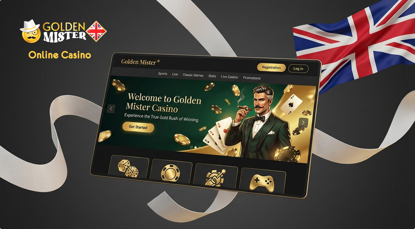 Take advantage of the best casino in the UK Golden Mister